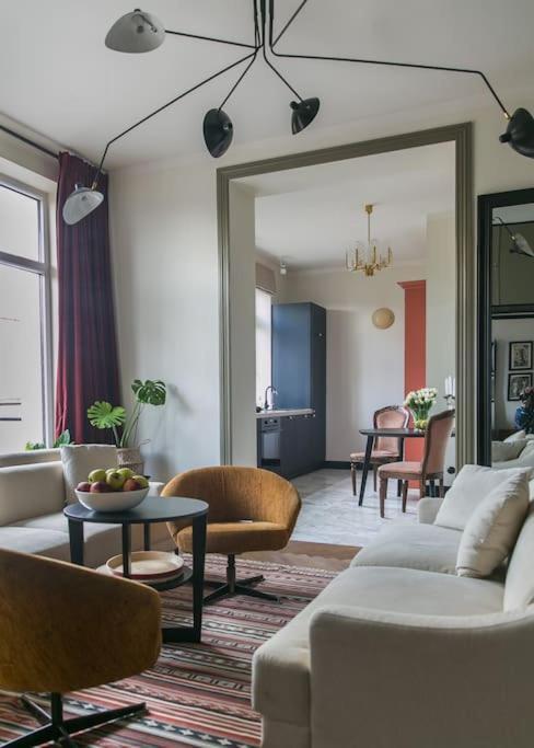 Dark Blue Apartment Varşovia Exterior foto