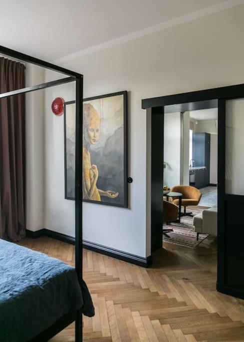 Dark Blue Apartment Varşovia Exterior foto