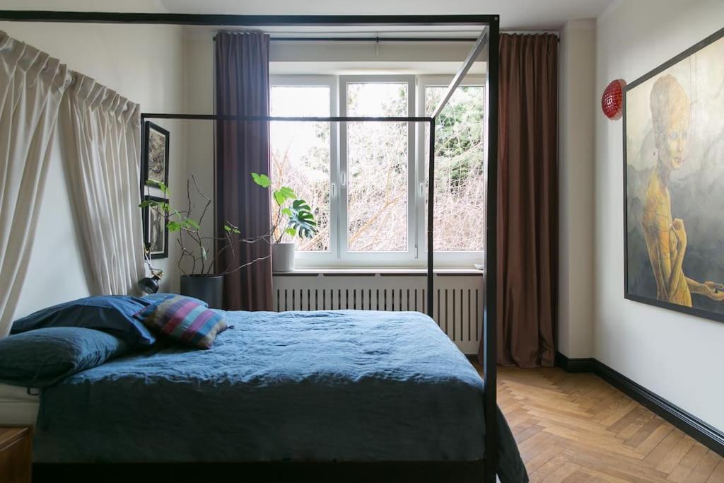 Dark Blue Apartment Varşovia Exterior foto